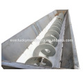 u trough shaftless screw conveyor for chip