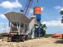 Mobie Ready Mix Concrete Batching Plant
