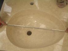 Beige Marble Vanitytop and Wash Sink (1st quality)