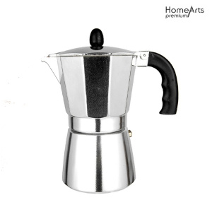 Moka Pot Kaffee Express Espressokocher Herdplatte Aluminium Kaffeekanne