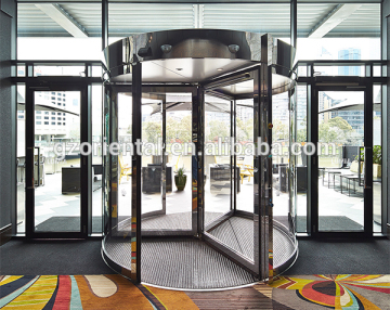 hand push manual ss revolving door