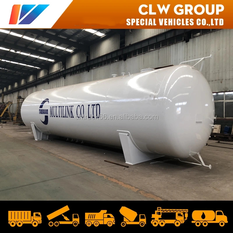 60000liters Cooking Gas Station Tank 30tons Lpg Gas Storage Tank For