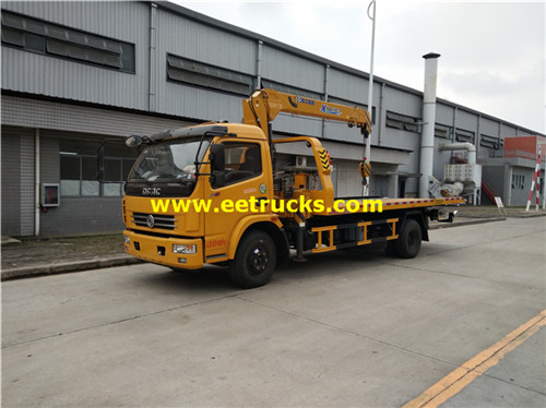 XCMG 5ton Tow lori wreckers zilizowekwa cranes