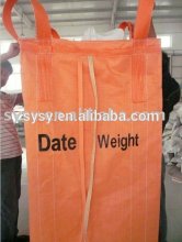 factory price orang color 1.5 ton pp jumbo bag