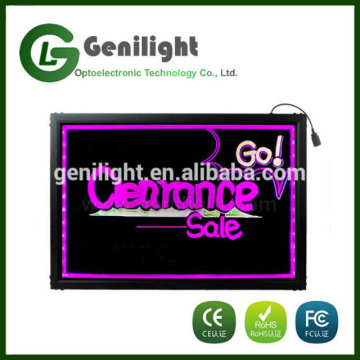 Advertising LED Writing Board Flashing Menu Board