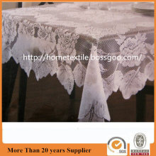 White Flower Christmas Lace Table Cloth