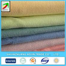 100% cotton bleached white  flannel fabrics