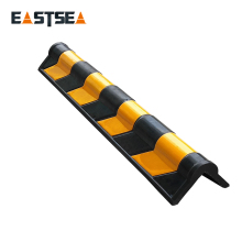 Black & Yellow 800MM Rubber Round Wall Corner Protector