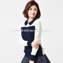 Cute Neck Cashmere Pullover Women