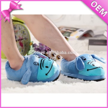 Fashion comfortable plush donkey slippers
