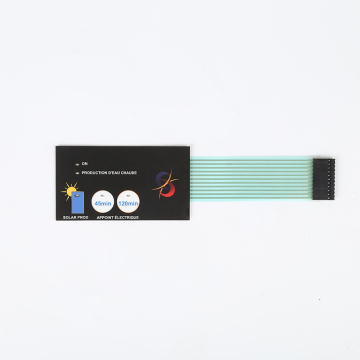 OEM metal dome matte finished membrane switch keypad