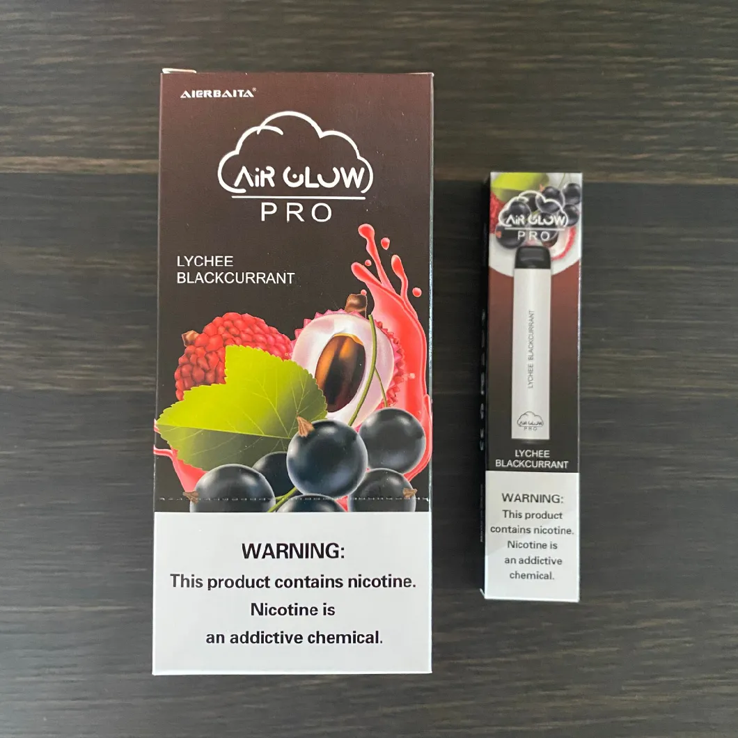 Aierbaita Air Glow PRO High End Quality Disposable E Cig 1600 Puffs Juice Oil Vape Pen