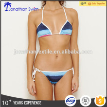 Tie-dye Triangle Bikini Swimsuit