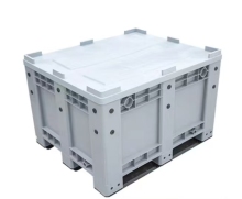Large Plastic Pallet Box Container with Lid
