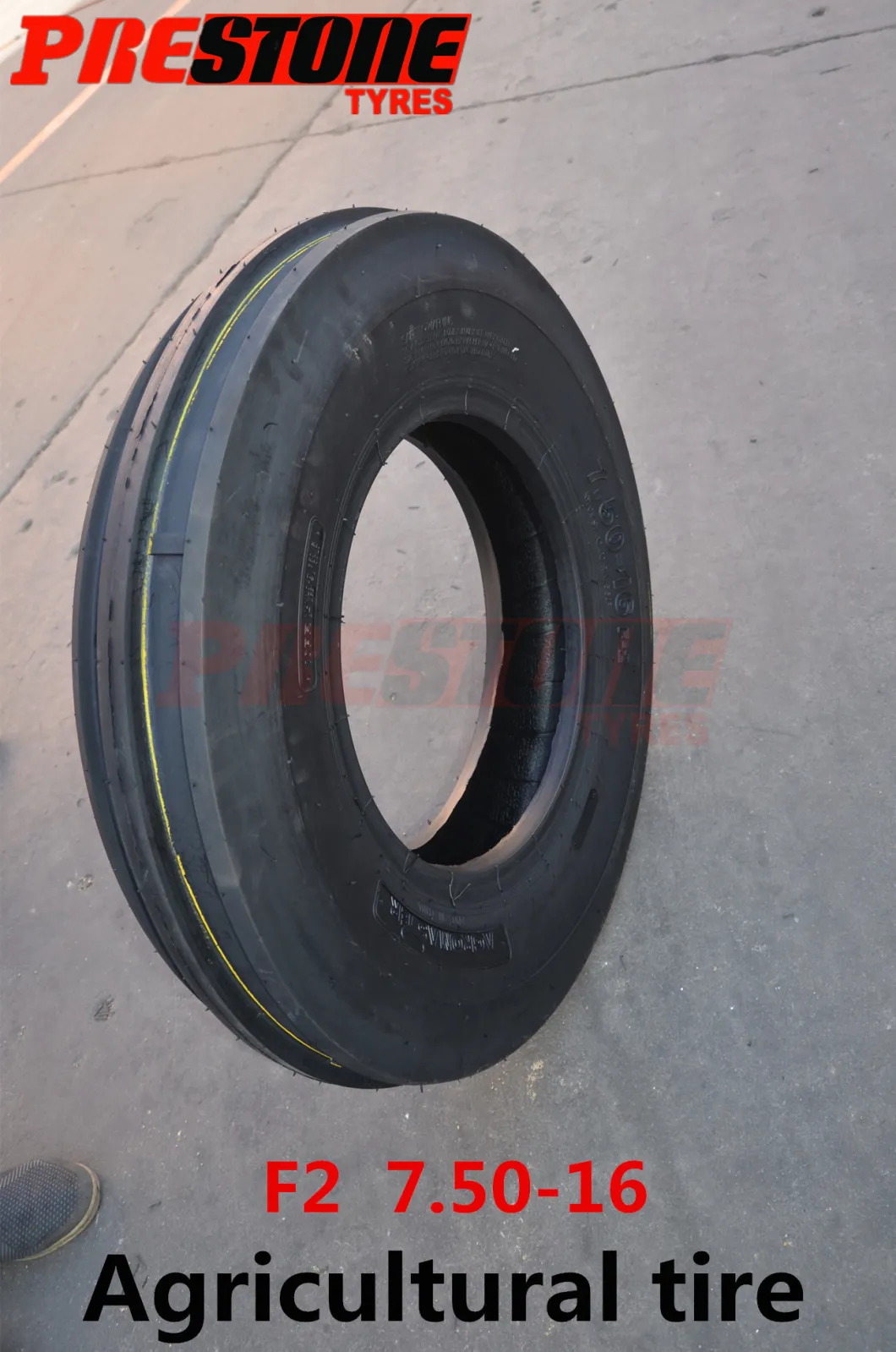 F2 5.00-15 6pr Prestone China High Quality Agriculture Farm Guide Tire