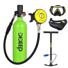 Underwater Mini Scuba Diving Tank - DIDEEP 1L Refillable Scuba Dive Equipment