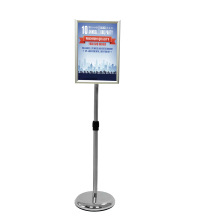 Rotatable Aluminum Frame Sign Stand for Exhibitions