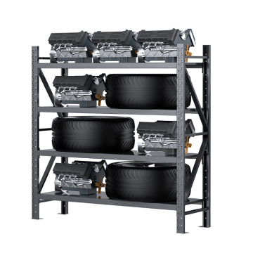 Powder Coated Garage Warehouse Storage Shelf Rack