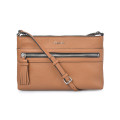 Clutch Purse Tan Color Letter Kleine Beuteltasche