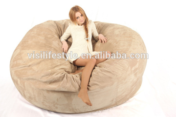 Microsuede 7ft foam bean bag,memory foam bean bag