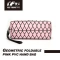 Popular simple color embroidery partysu pu pencil case