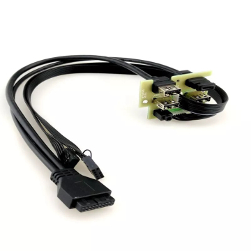 Factory Front Panel Type C USB 3.0 USB 2.0 and Audio PC Case Front Panel Cable