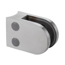 12mm right angle D-shaped glass stair railing clamp