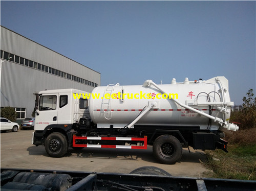 11000L 180hp Malori ya Tanker Suction