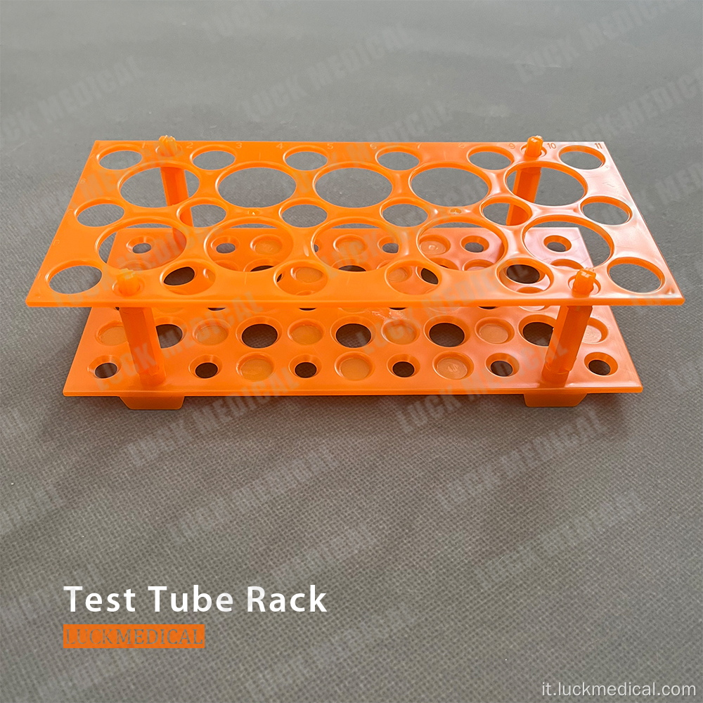 Apparecchiatura di utilizzo del laboratorio di rack del tubo di prova