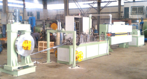 High Efficiency Wire And Cable Machinery , Hv Cable Corrugation Sheathing Producing Line