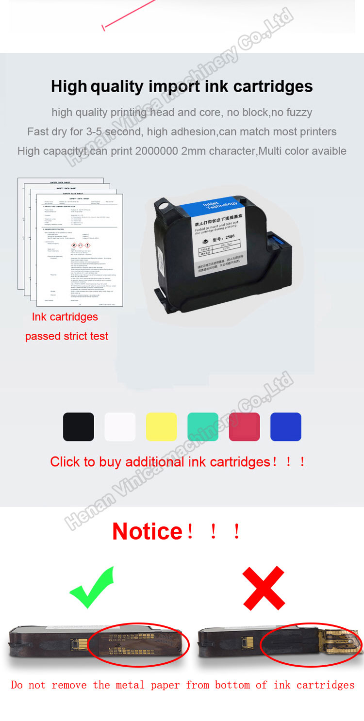 portable handheld smart date coder digital date thermal inkjet printer