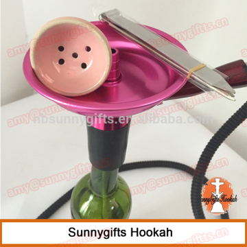 New design portable wine bottle narguile shisha/hookah narguile