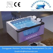 Glass massge bathtub with silicone pillow