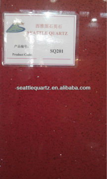 Red quartz stone tile