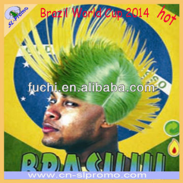 World Cup Fake Mohawk Wig Football Supporter's Wig