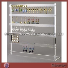 Clear Acrylc/Lucite Jewelry/Earring Holder/Display Rack with Simple Style