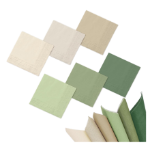 Custom Three-layer Plain-colored Napkins with Folding