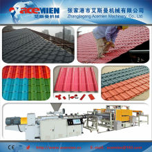 pvc clay roof tile machine