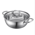 304 Stainless Steel Hot Pot dengan Divider