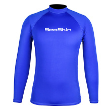 Materiale Rash Guard con stampa logo Seaskin