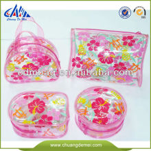 Custom make Transparent PVC comestic cases