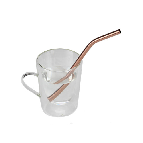 Copper Food Grade Stainless Steel Drinking Straws Set
