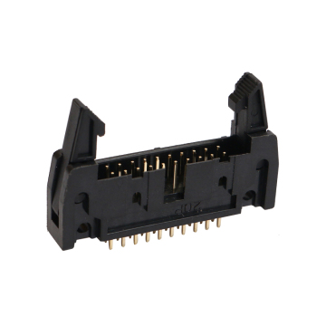 2.54mm Gold Flash Shrouded Ejector Header Connector