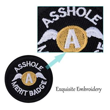 Fastener Backing Custom Klettstickerei Emblem Patch