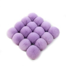 genuine rex rabbit fur pom poms fur pompons fur ball