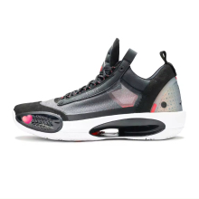 Famous Designer Retro Basketball Shoes - AJ34 Cool Gray & Black & White Jordans for Males and Females