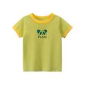 Kurzarm-T-Shirt für Kinder mit Tierkopf