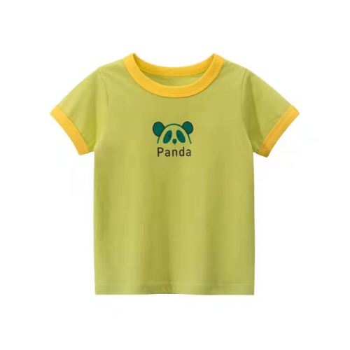 T-shirt à manches courtes pour enfants avec tête d&#39;animal