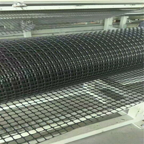 Black Polymer PP Biaxial Geogrid for road construction