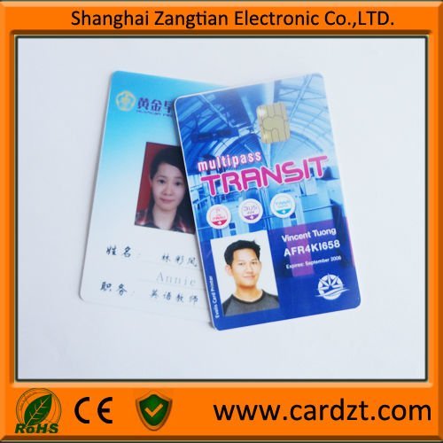 sle4442 card (spot color printed cards)